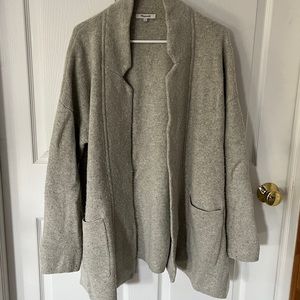 Oversized Blazer-style Cardigan